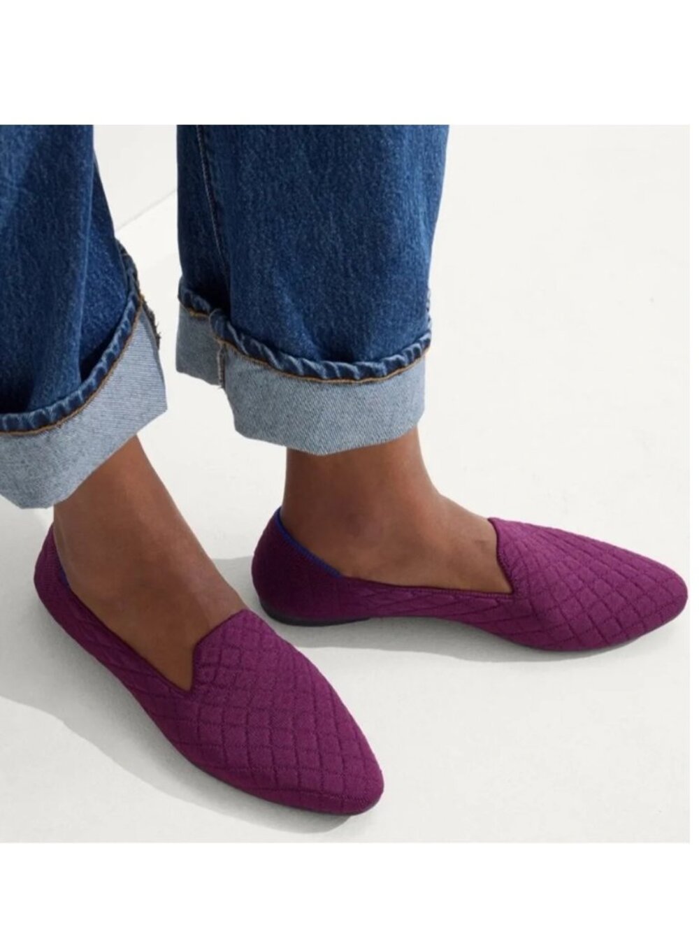 Rothy's "The Almond" Quilted Loafer